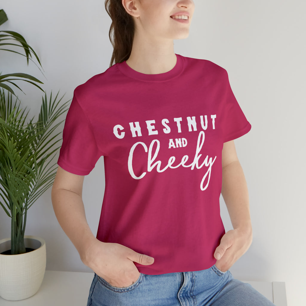 Chestnut & Cheeky Short Sleeve Tee Horse Color Shirt Printify Berry XS 