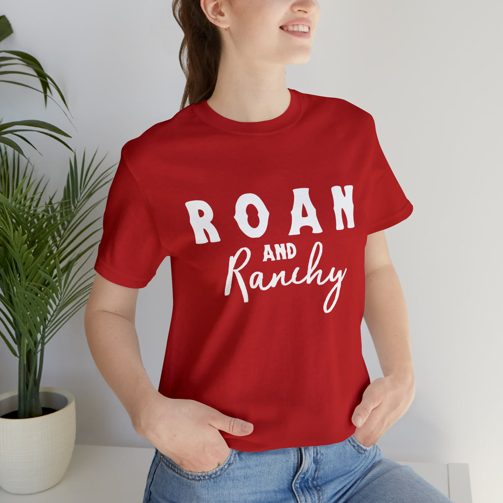 Roan & Ranchy Short Sleeve Tee Horse Color Shirt Printify Red XS 