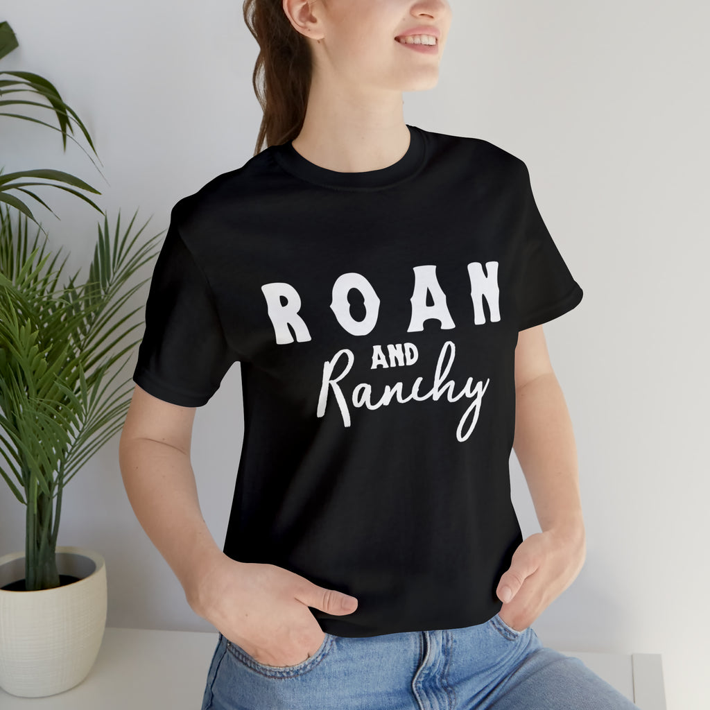 Roan & Ranchy Short Sleeve Tee Horse Color Shirt Printify Black XS 