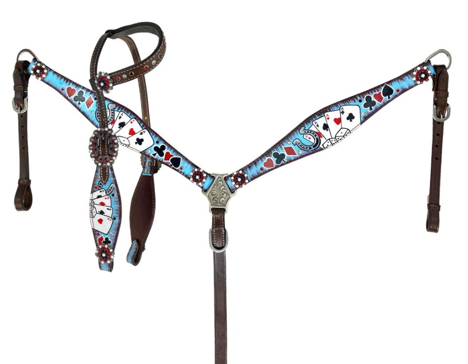 Electric Aces Headstall Set headstall set Shiloh   