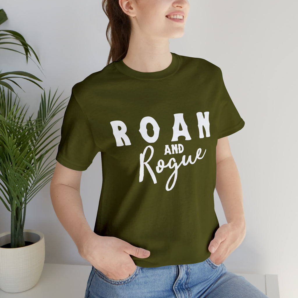 Roan & Rogue Short Sleeve Tee Horse Color Shirt Printify Olive XS 