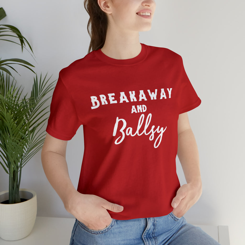 Breakaway & Ballsy Short Sleeve Tee Horse Riding Discipline Tee Printify Red XS 