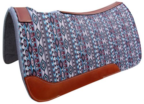 Navajo Printed Solid Felt Saddle Pad western saddle pad Shiloh   