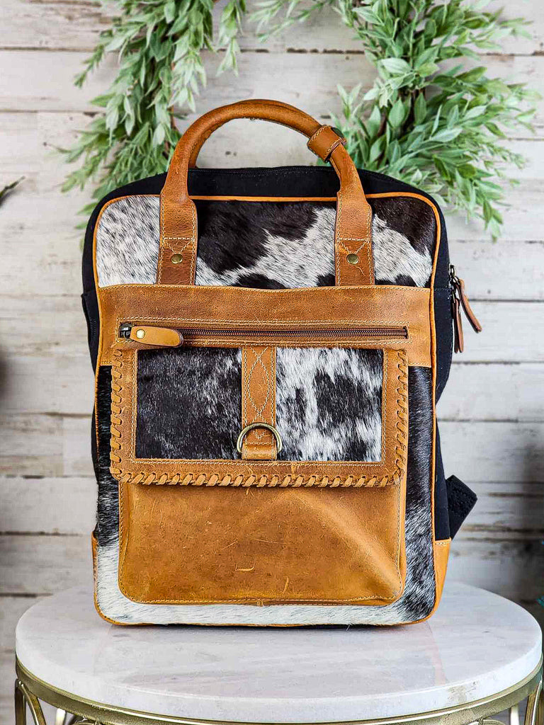 Brown Cowhide & Buckle Duffle Bag – The Cinchy Cowgirl