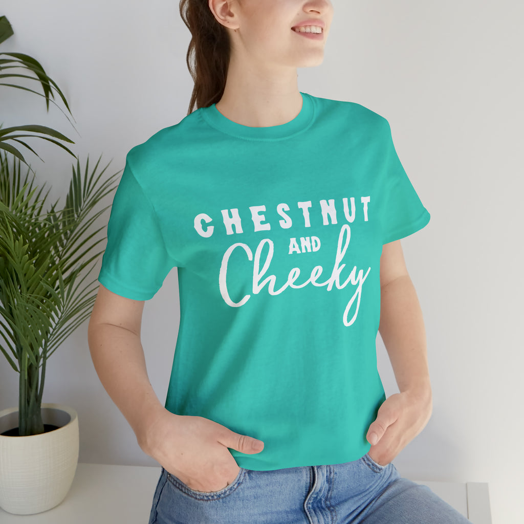 Chestnut & Cheeky Short Sleeve Tee Horse Color Shirt Printify Teal XS 