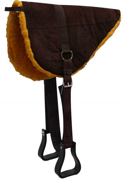 Suede Bareback Saddle Pad western saddle pad Shiloh Brown  