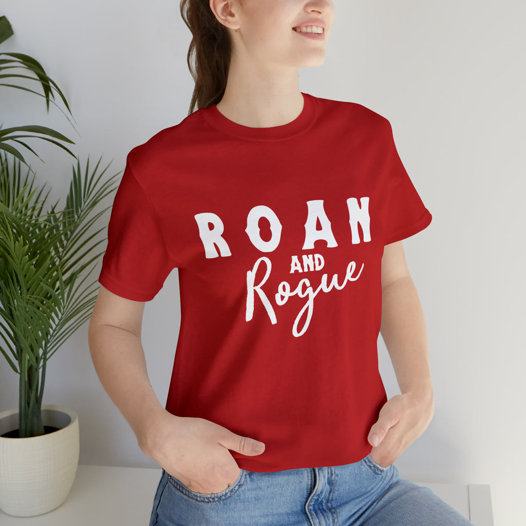 Roan & Rogue Short Sleeve Tee Horse Color Shirt Printify Red XS 