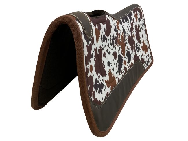 Nylon Cow Print Felt Saddle Pad western saddle pad Shiloh   