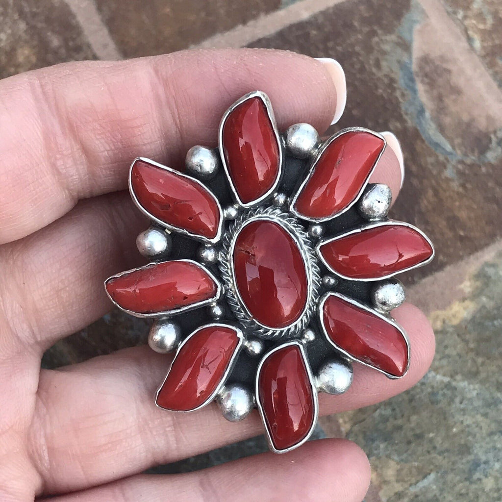 Southwestern Desert Sun Cluster Ring NT jewelry Nizhoni Traders LLC   