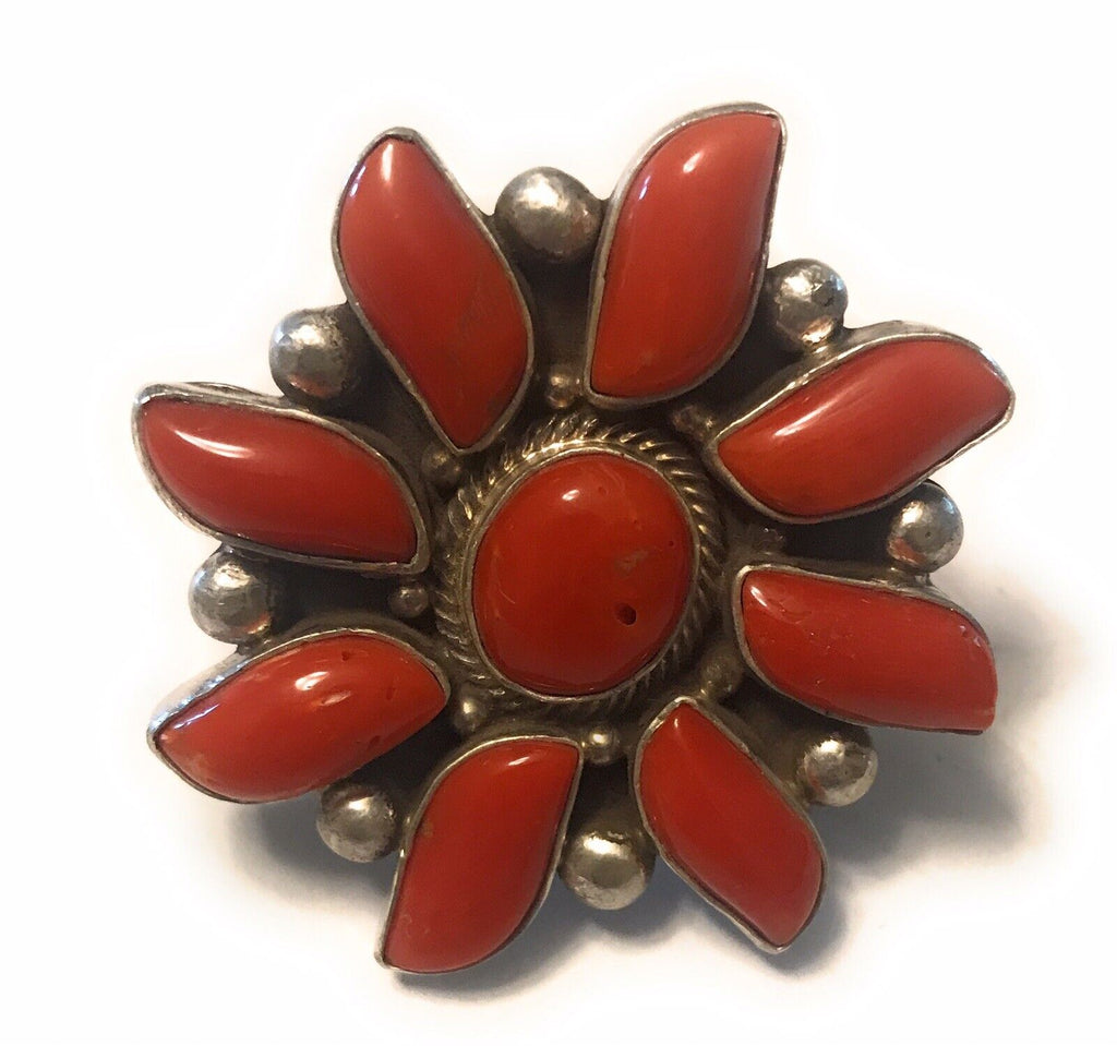 Southwestern Desert Sun Cluster Ring NT jewelry Nizhoni Traders LLC   