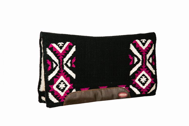 Contoured Navajo Design Cutter Saddle Pad western saddle pad Shiloh Pink  