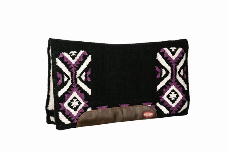 Contoured Navajo Design Cutter Saddle Pad western saddle pad Shiloh Purple  