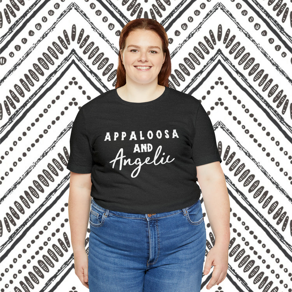 Appaloosa & Angelic Short Sleeve Tee Horse Color Shirt Printify   