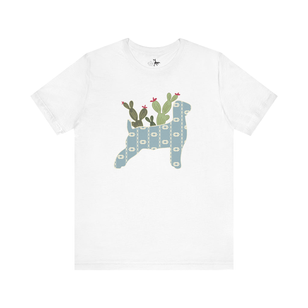 Aztec Show Goat Short Sleeve Graphic Tee T-Shirt Printify White L