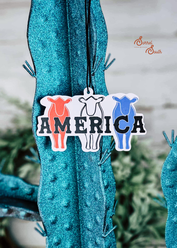 America Cows Air Freshener - Vanilla air freshener Sorrel South