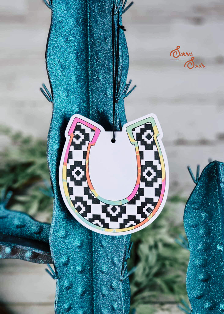 Aztec Horseshoe Air Freshener - Eucalyptus air freshener Sorrel South