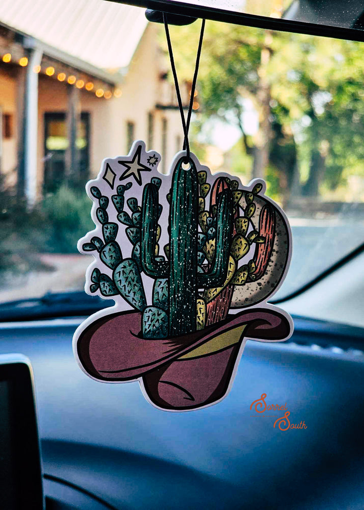 Cowboy Cactus Hat - Aloe air freshener Sorrel South