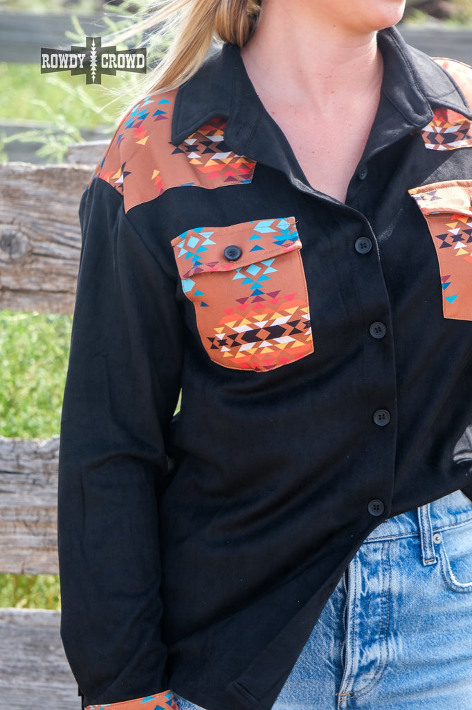 Flatland Fringe Button Up button up Rowdy Crowd Clothing   