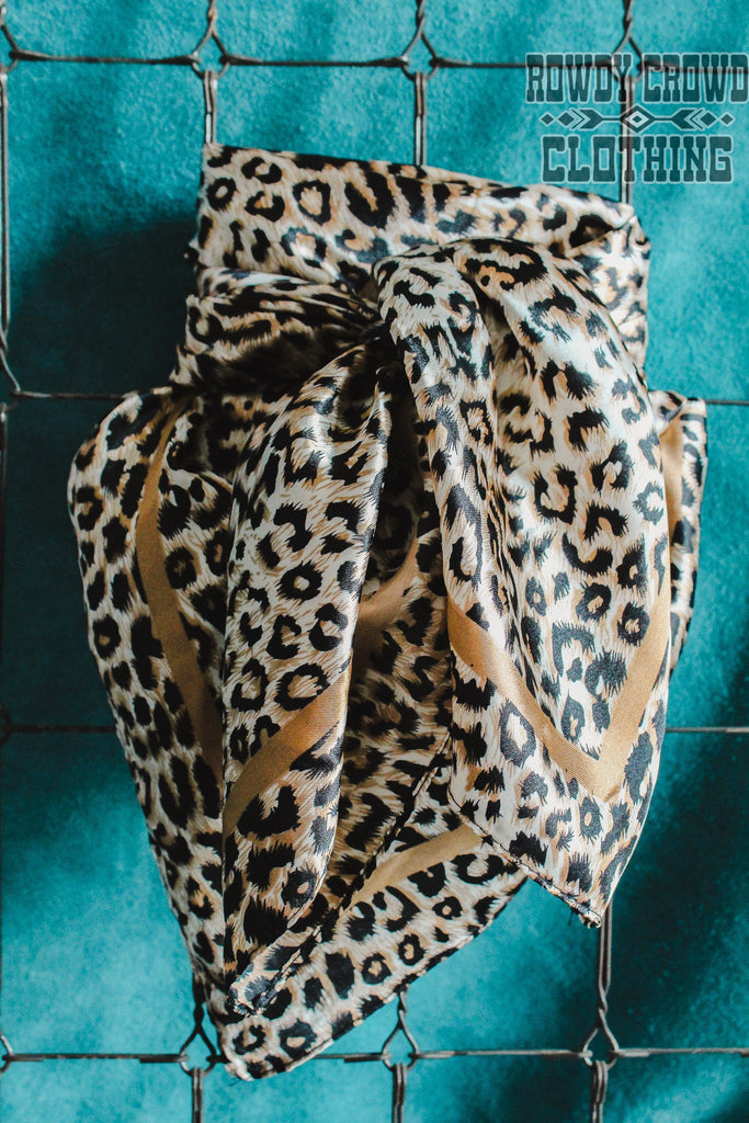 Liberty Leopard Wild Rag/ Scarf Wild Rag Rowdy Crowd Clothing