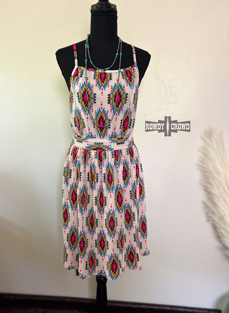 Aztec River Dress dress Rowdy Crowd Clothing   