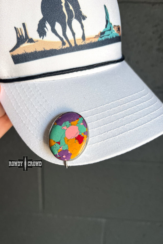 Bonnaroo Hat Pin hat pin Rowdy Crowd Clothing   