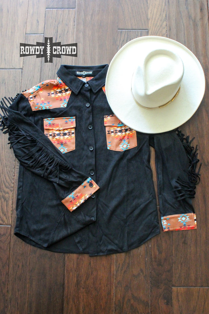 Flatland Fringe Button Up button up Rowdy Crowd Clothing   