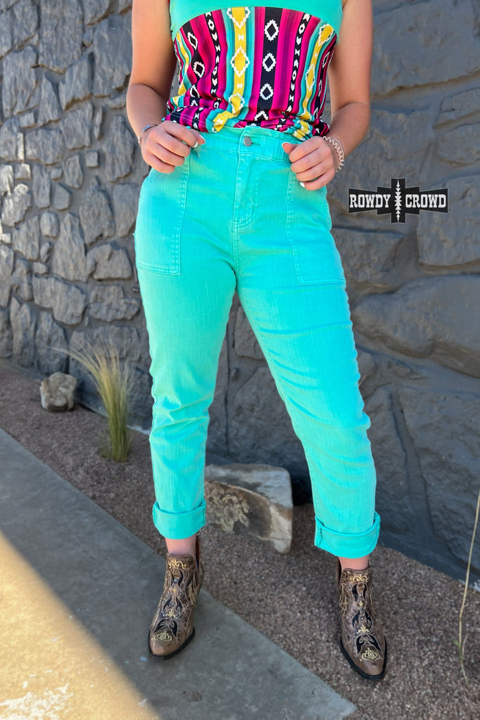 Turquoise Creek Pants pants Rowdy Crowd Clothing