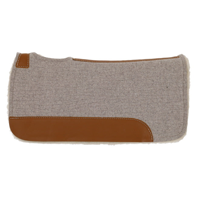 31" X 32" Grey Wool Felt Saddle Pad saddle pad Shiloh   