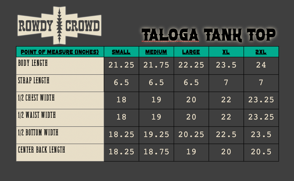 Taloga Tank Top tank top Rowdy Crowd Clothing   
