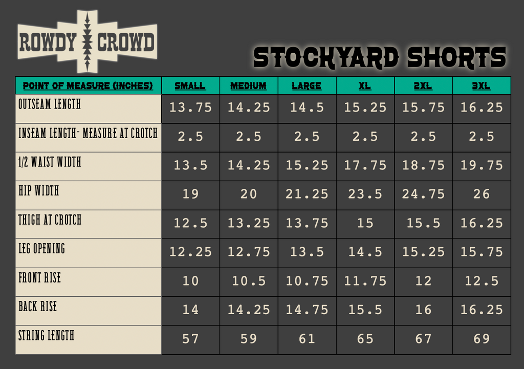 Stockyard Shorts Shorts Rowdy Crowd Clothing