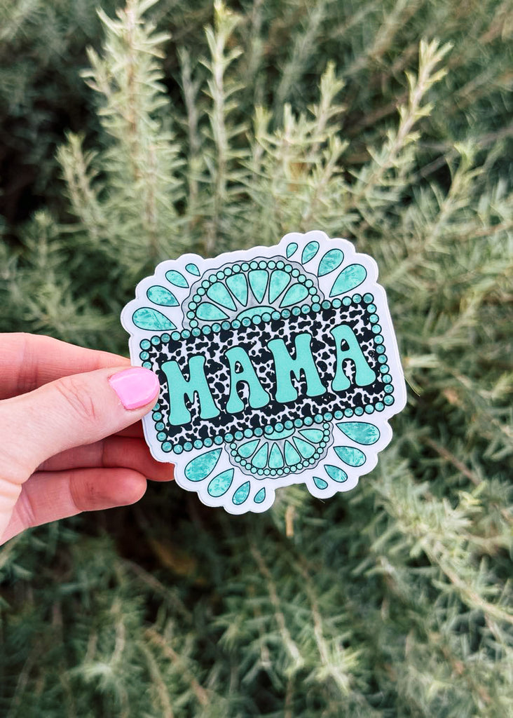 Turquoise Mama Sticker stickers The Cinchy Cowgirl