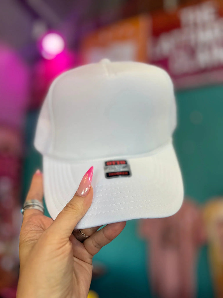 Wanted & Wild Foam Trucker Hat trucker cap thelattimoreclaim White  